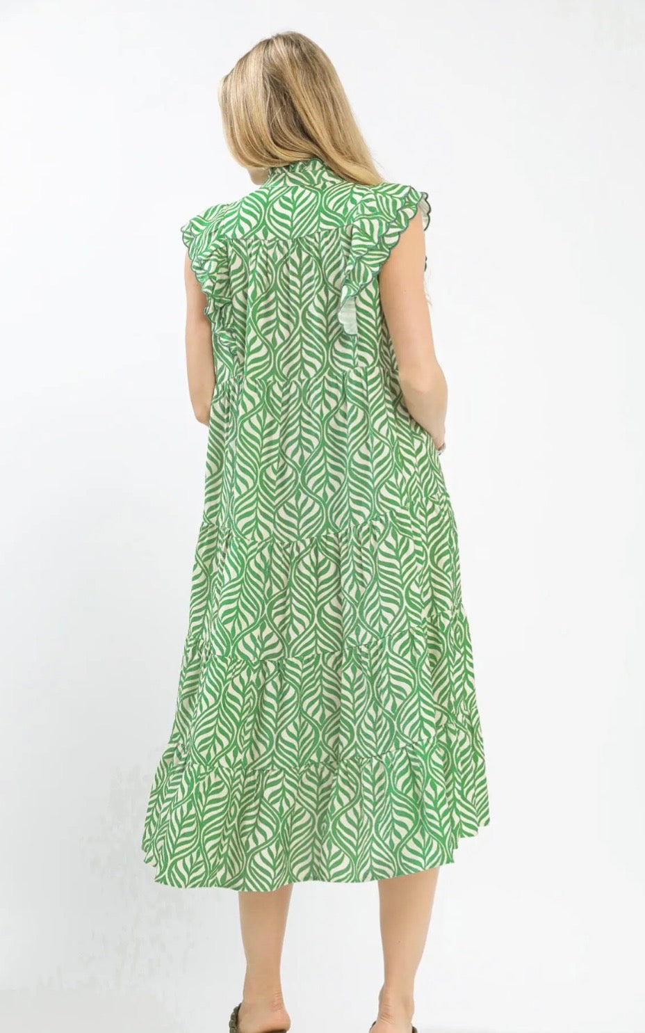 Umgee Vines Print Maxi Dress