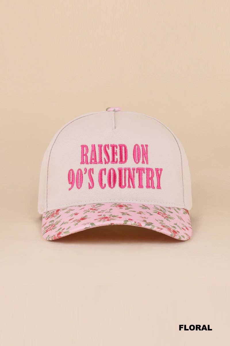 Raised On 90's Country Two Tone Snapback Hat