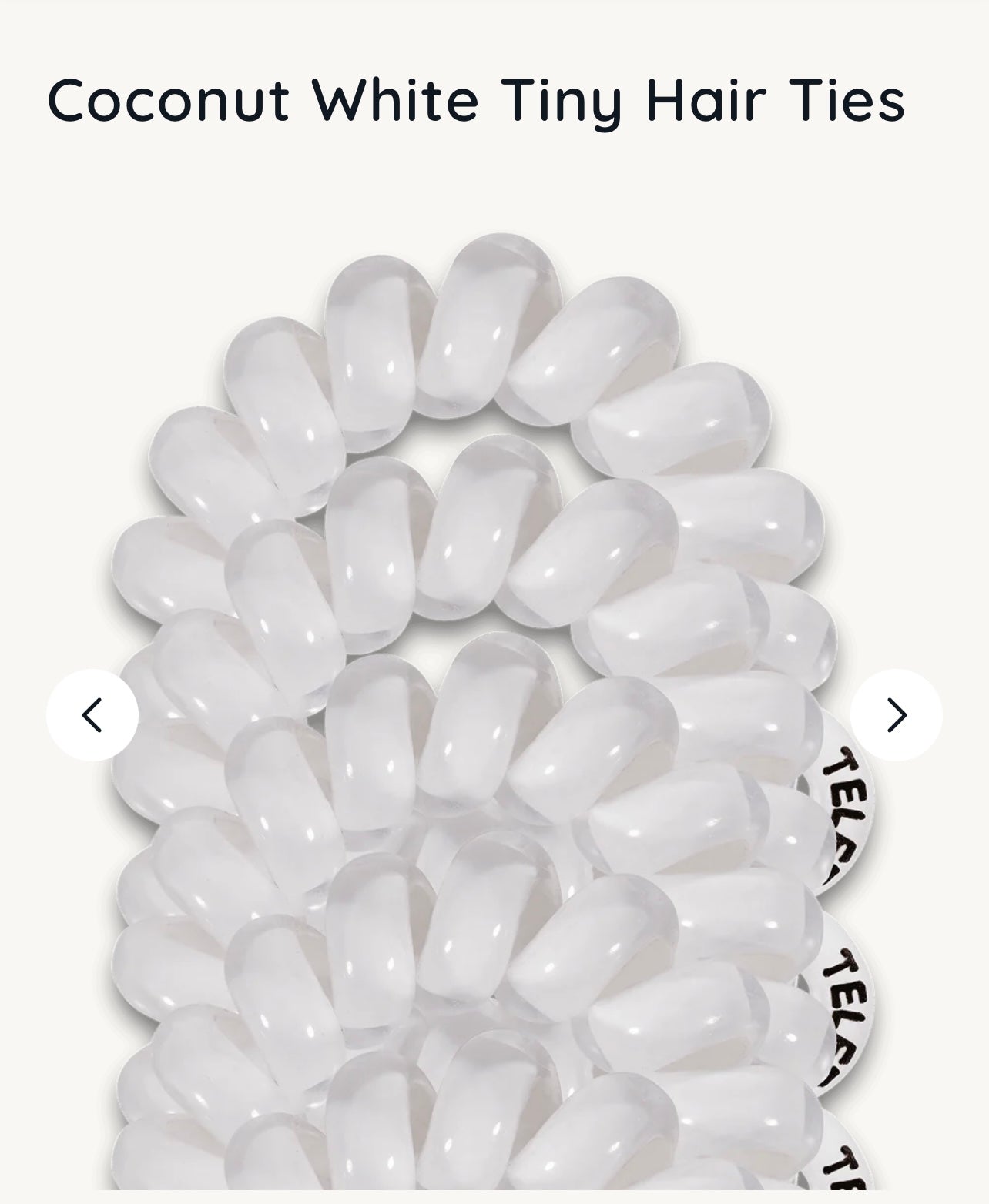 Coconut White - Tiny Teleties