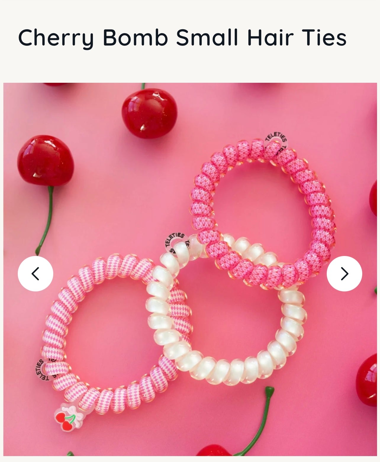 Cherry Bomb Small Teletie