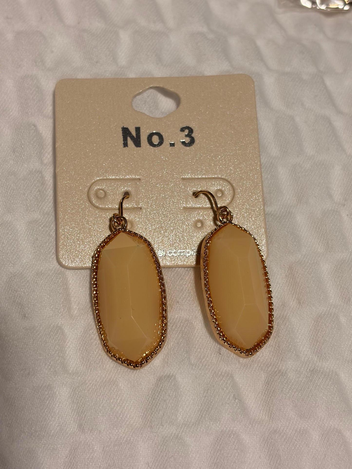 Tan Earrings