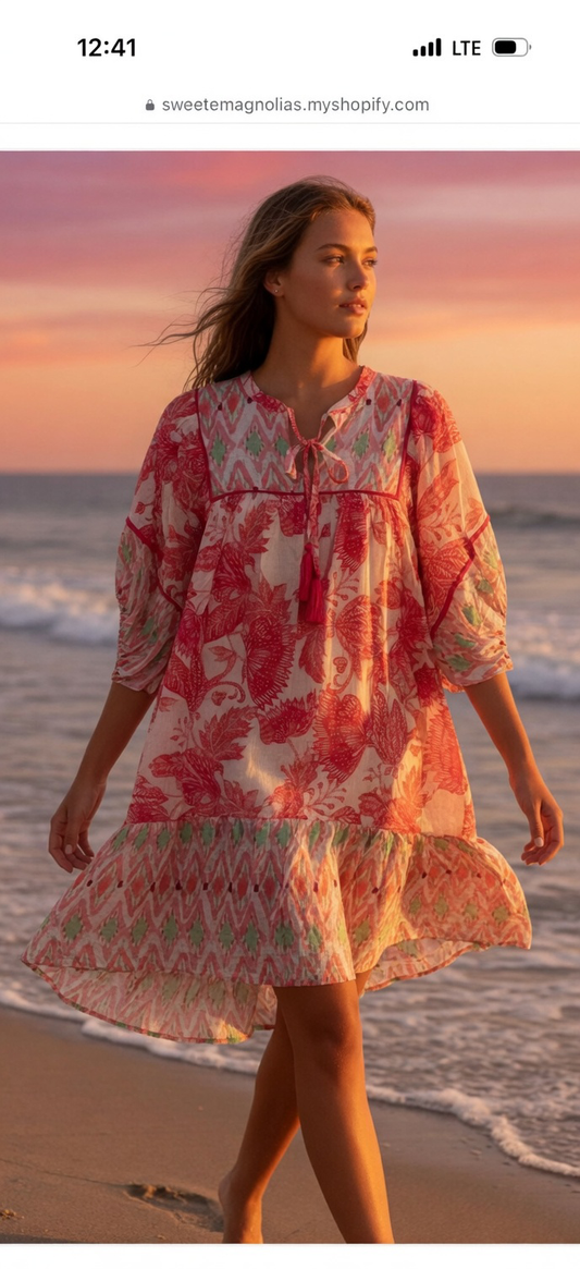 Umgee Ruffle Dress