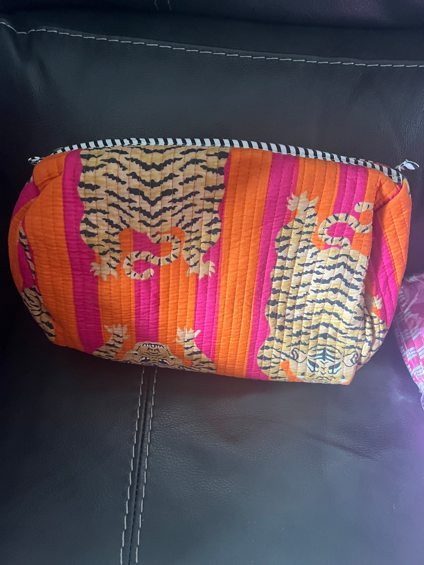 Quilted Toiletry Bags Set of 3