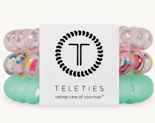 Large Teleties - Spring Splash