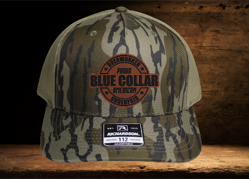 Richardson 112 Bottomland with Blue Collar Patch
