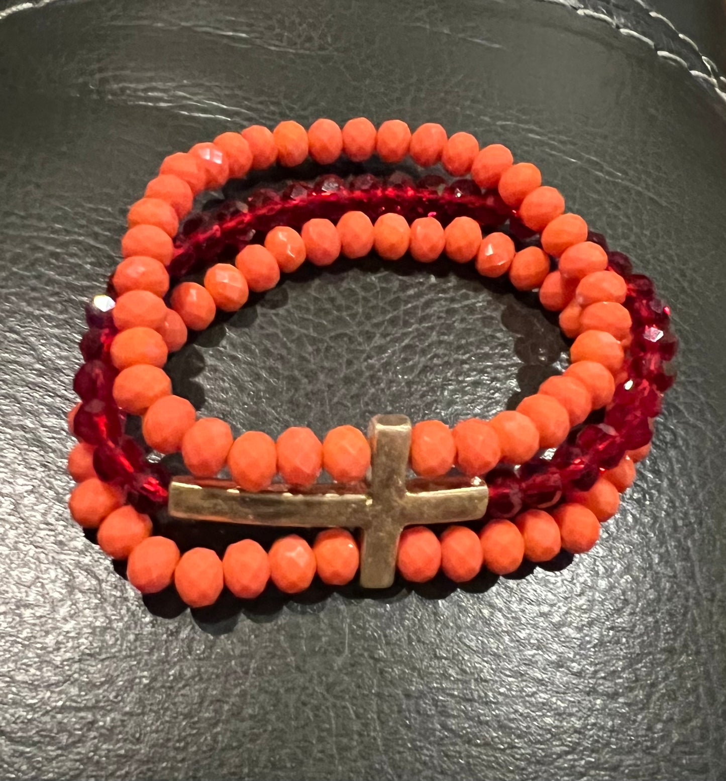 Cross Beaded Bracelets