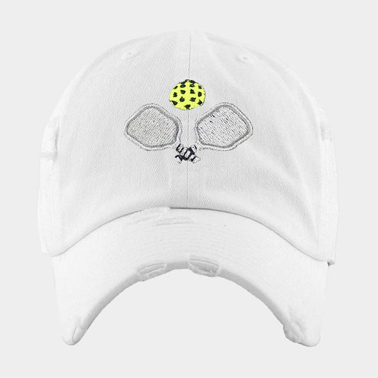 Pickleball Paddle Ball Vintage Baseball Cap