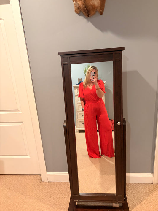 Coral She + Sky Jumpsuit