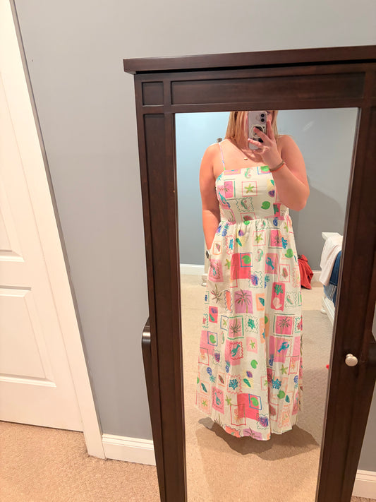 Tropical She + Sky Dress