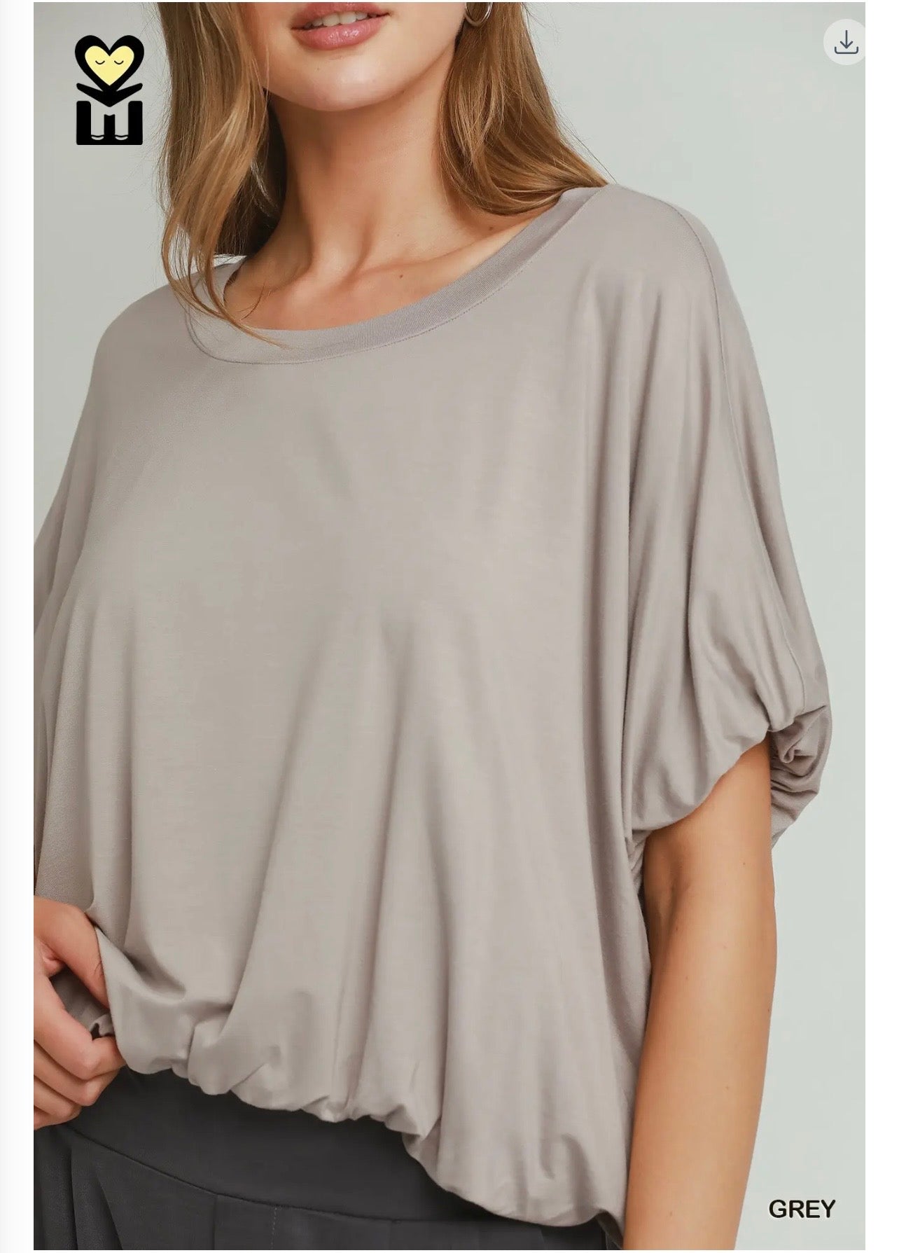 Umgee Gray Top