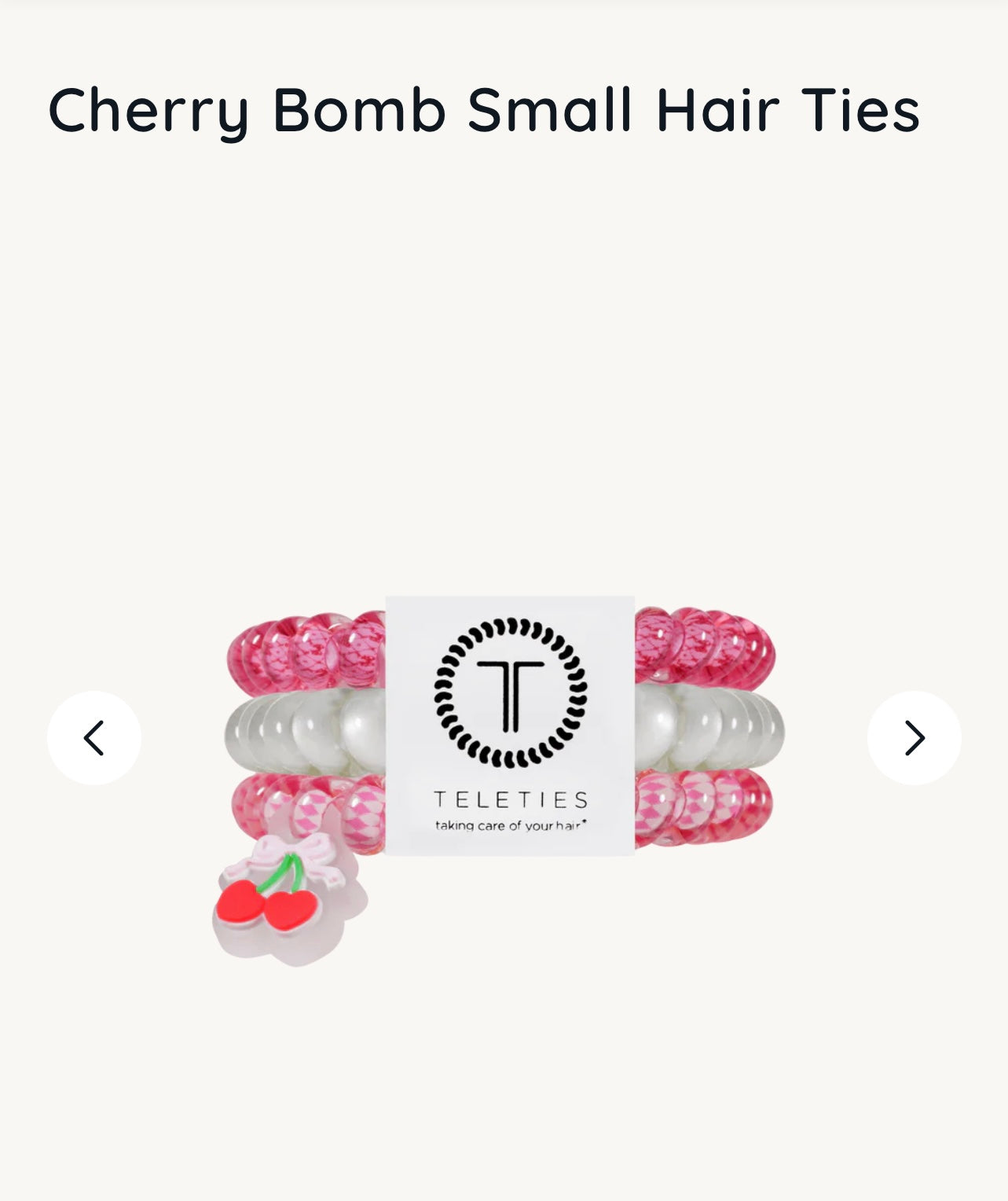 Cherry Bomb Small Teletie
