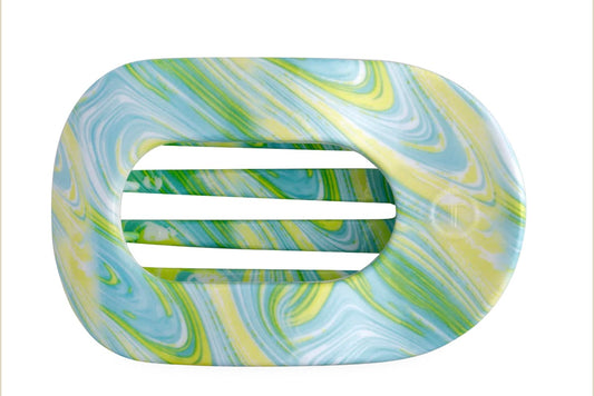 By the Sea Shore Medium Flat Teletie Clip