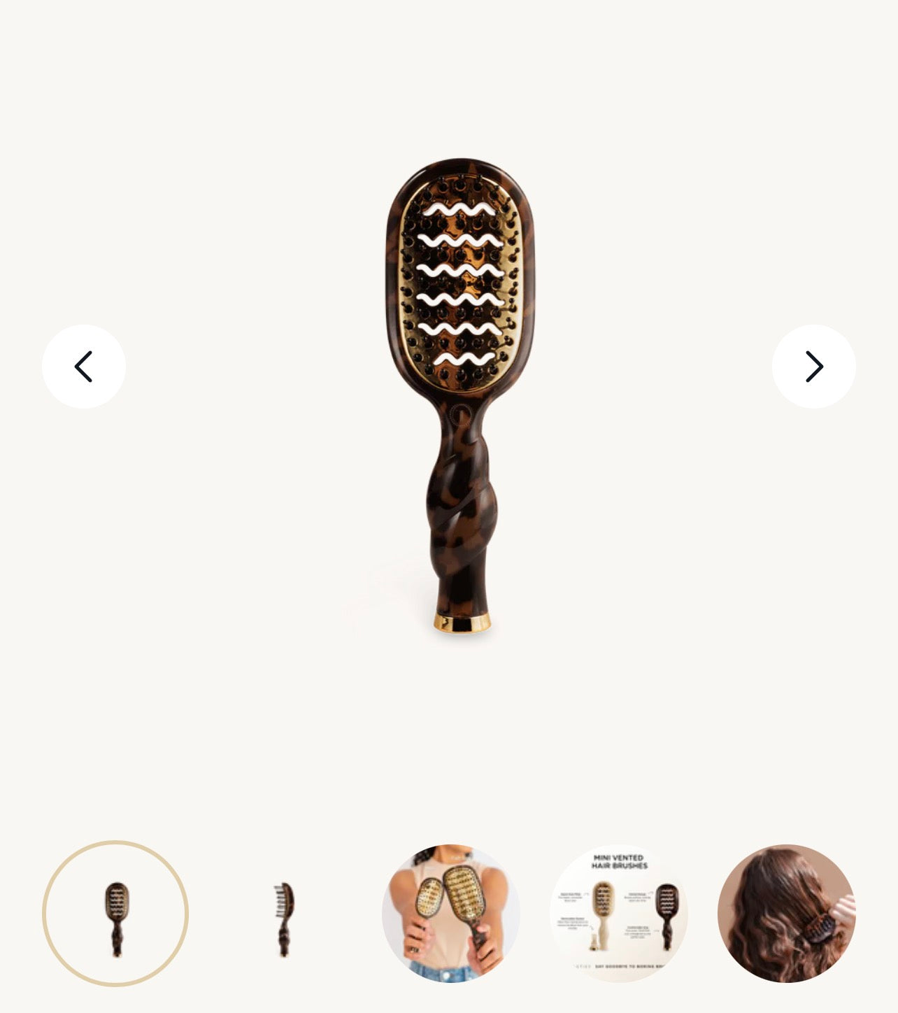 Teletie Vent Brush Mini - Turtoise