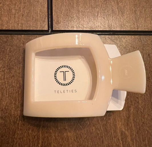 Almond Beige Medium Square Teleties
