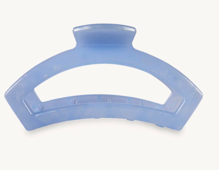 Teletie Small Open Face Clip - Blue Lagoon