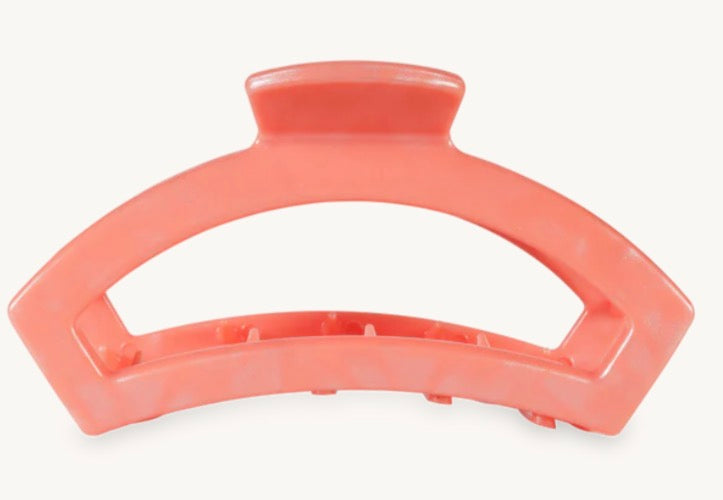 Teletie Medium Open Face Clip - Dreamsicle