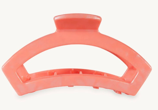 Teletie Medium Open Face Clip - Dreamsicle