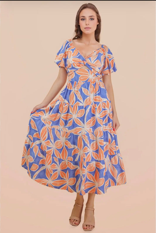 Blue Mix Dress