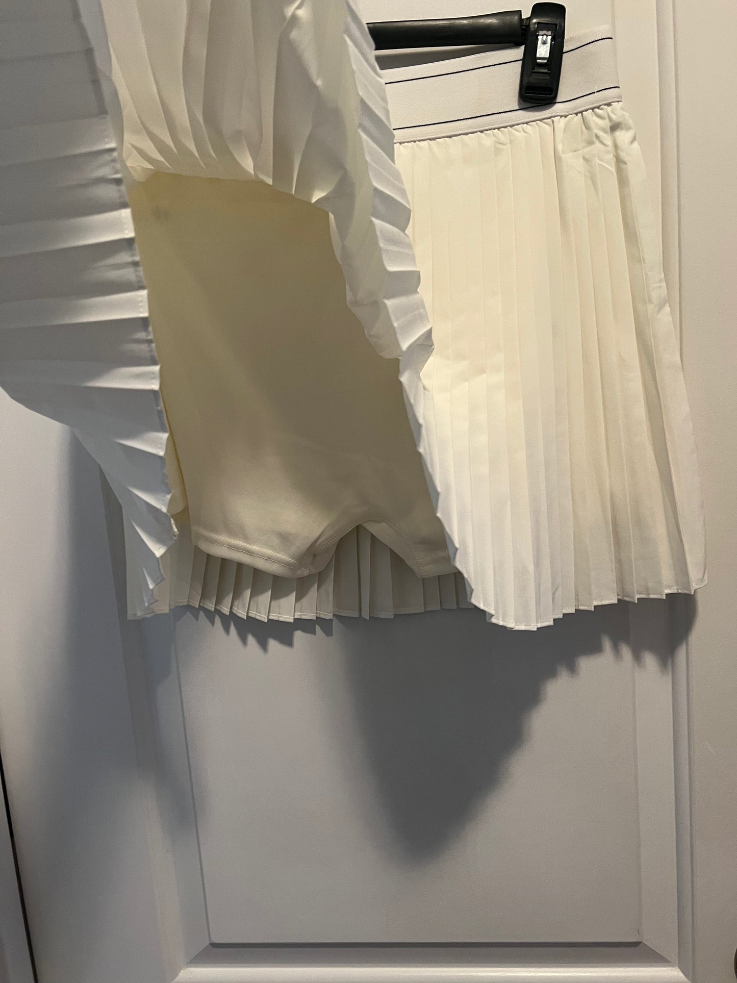 White Skirt with attached under shorts
