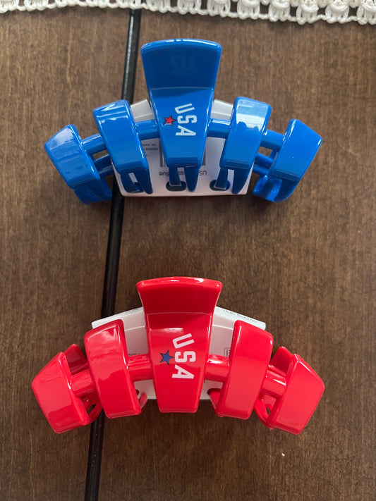 Classic USA Medium Claw Clip Teletie