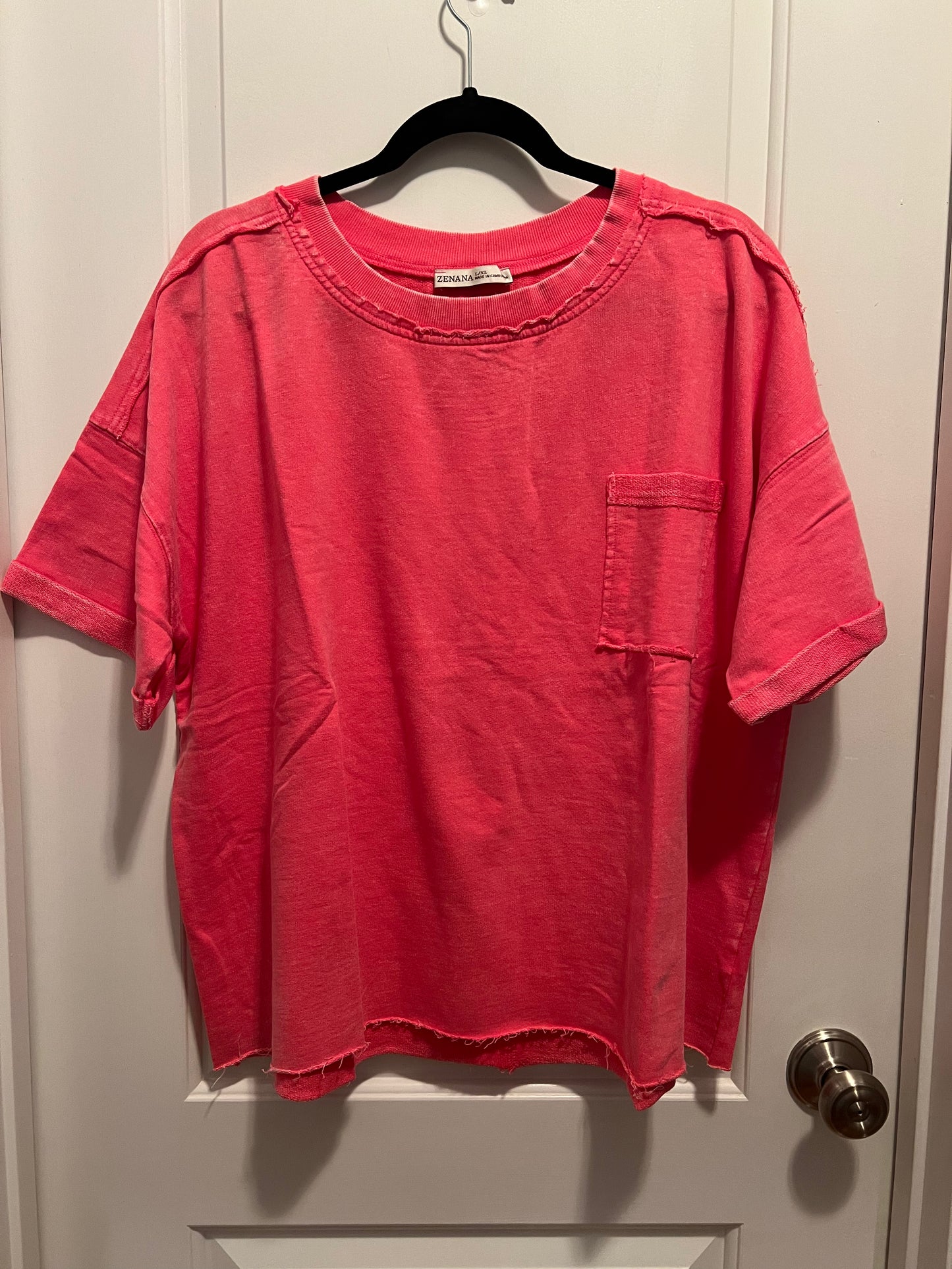 Zenana Acid Wash Tee