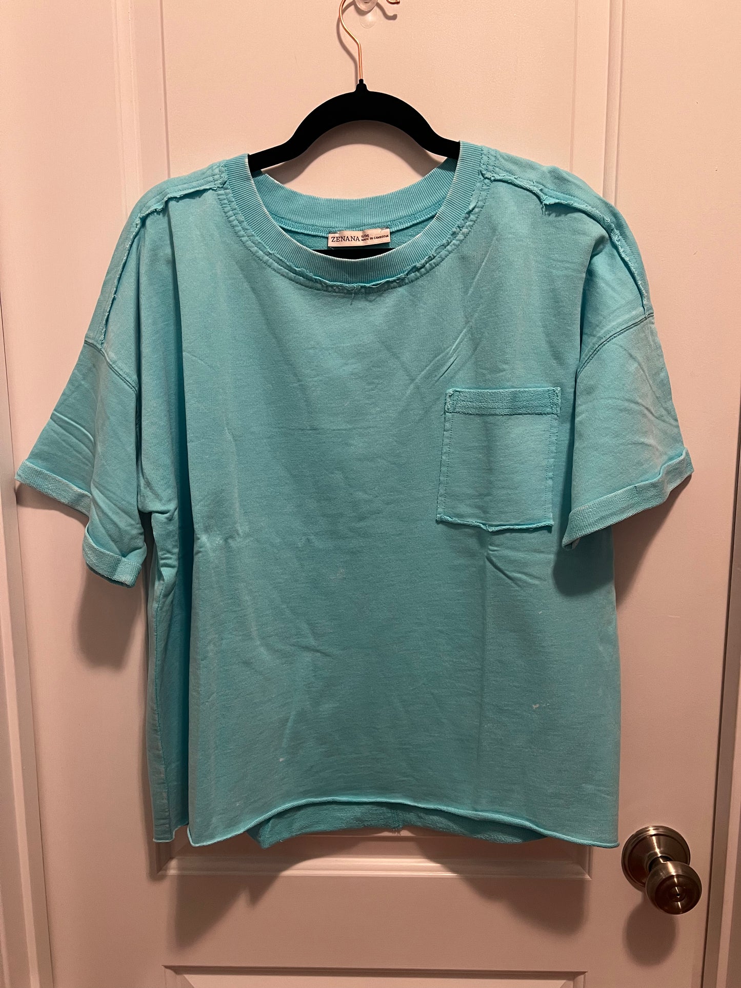 Zenana Acid Wash Tee