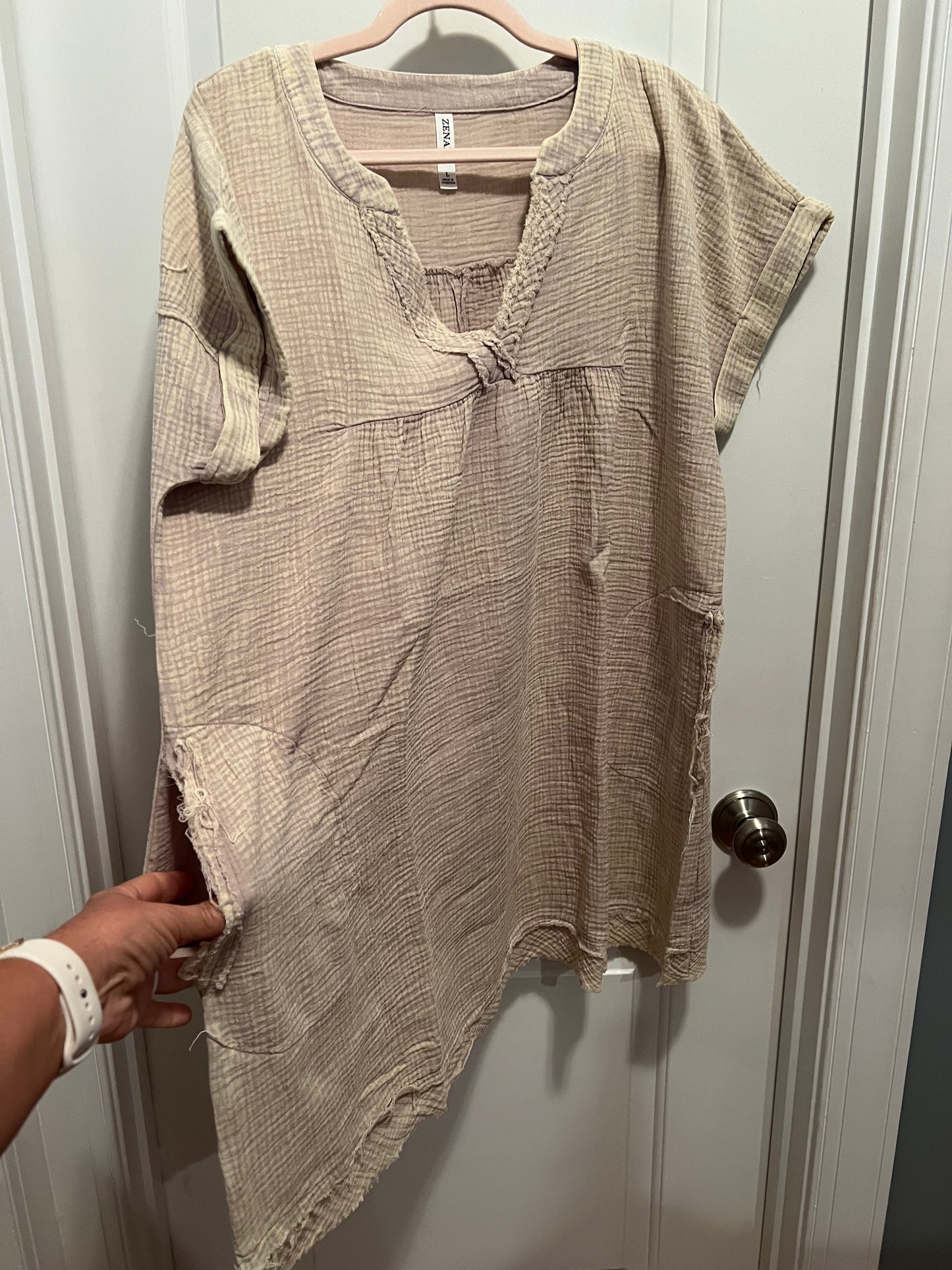 Ashe Mocha Zenana Dress with Pockets