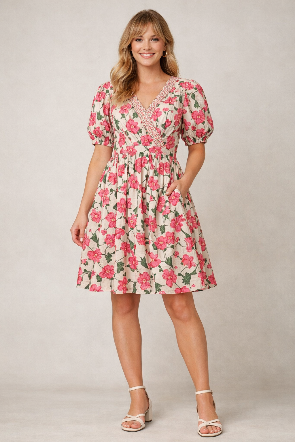 Blush Garden Babydoll Dress S-3XL