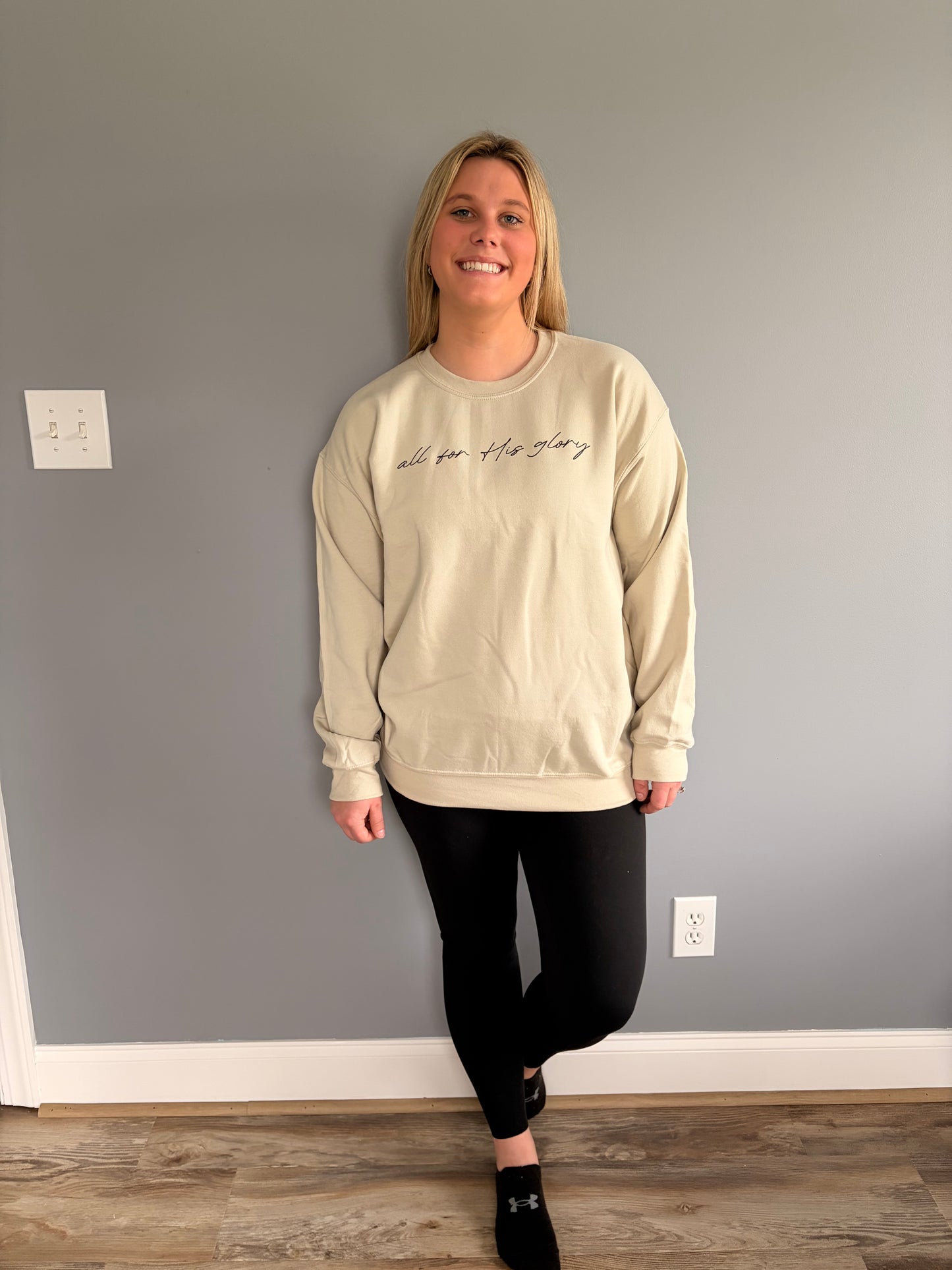 All For His Glory Crewneck