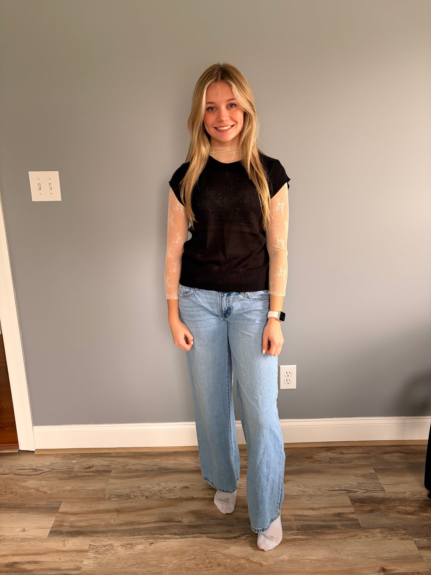Lace Mesh Top