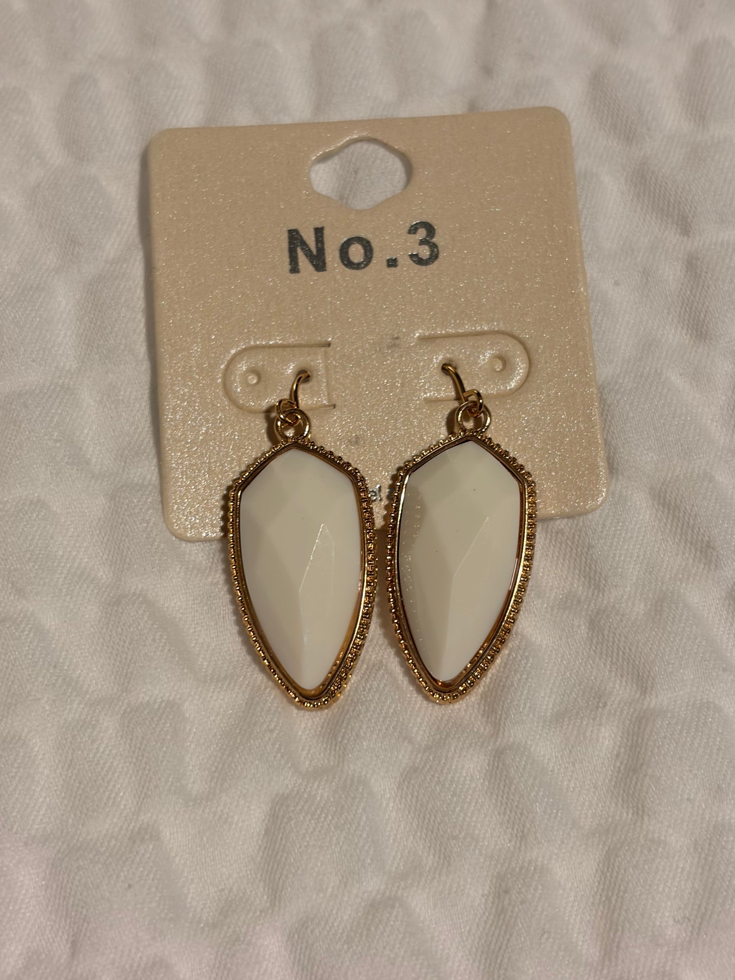 White Earrings