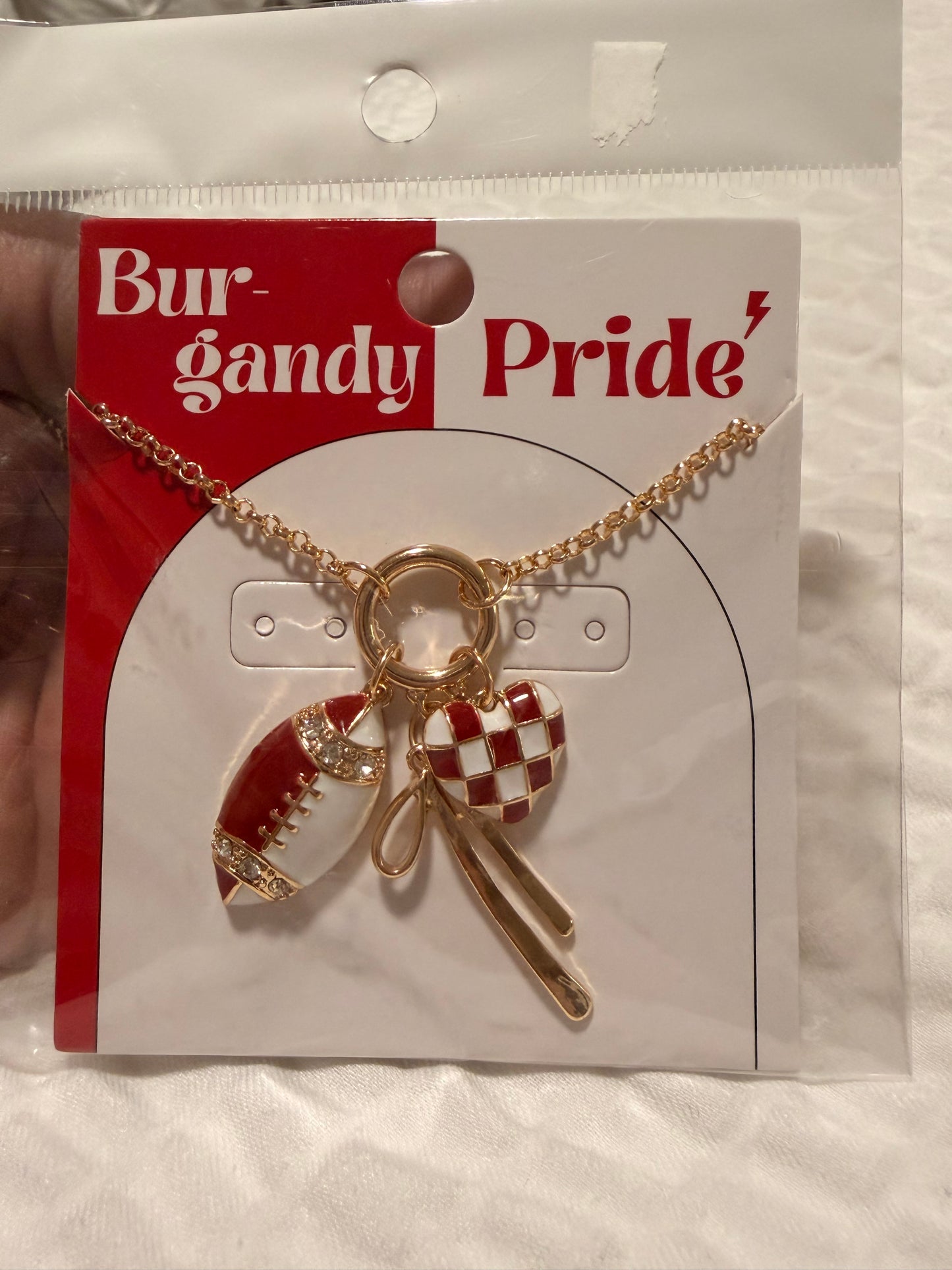 Football Charm Necklaces