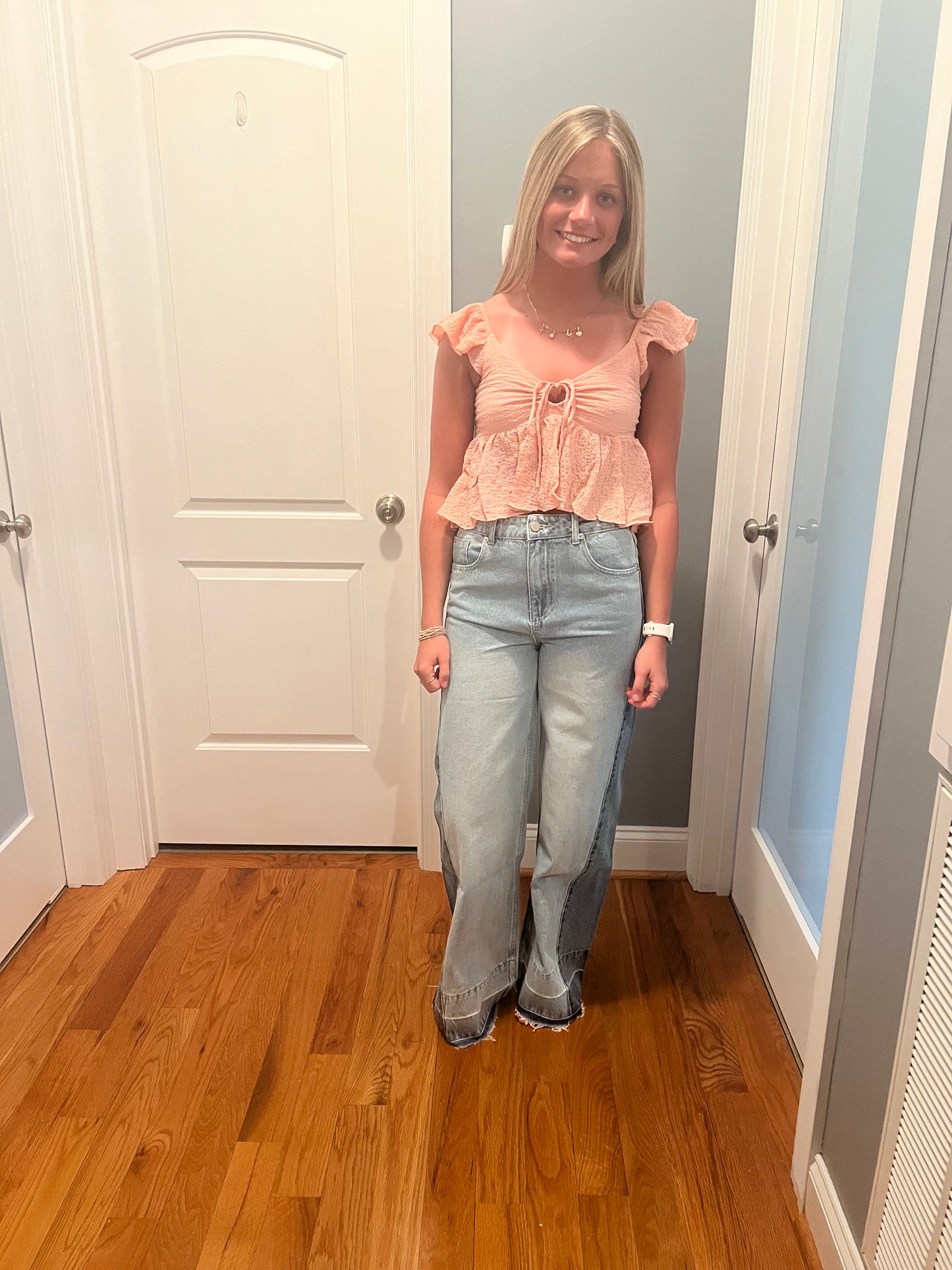 Denim Wide Leg Jeans