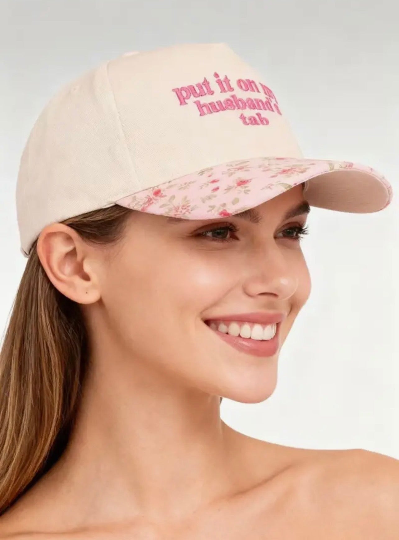 Put it on my husband’s tab Hat
