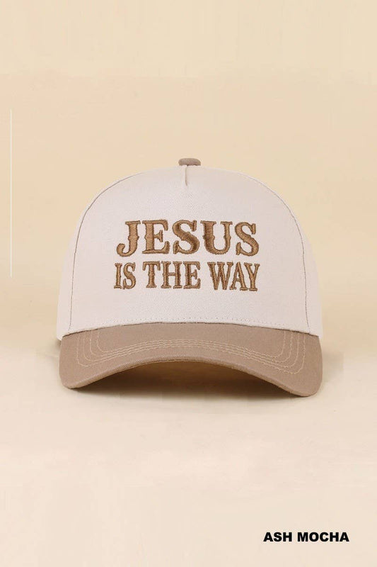 Jesus Is The Way Two Tone Snapback Hat