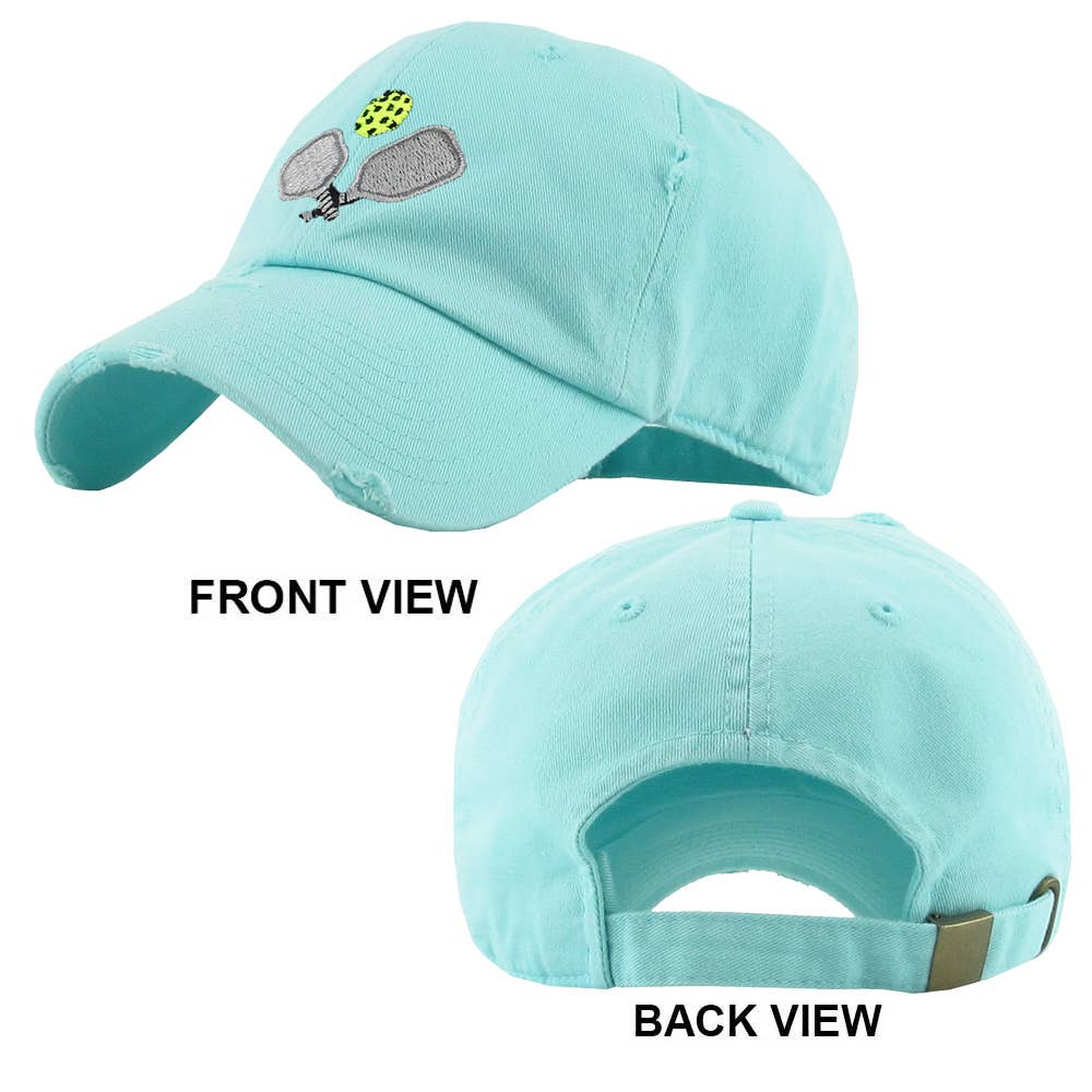Pickleball Paddle Ball Vintage Baseball Cap